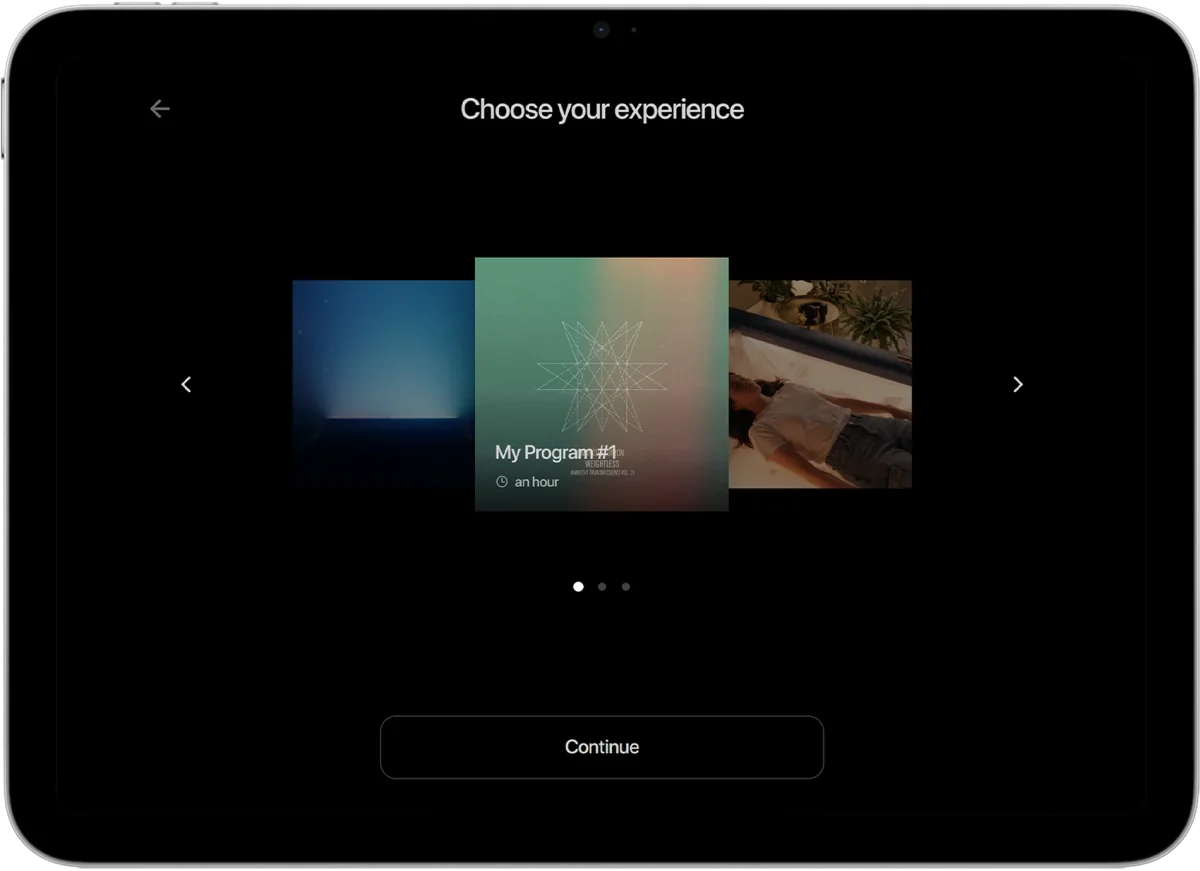 Driifloat-enhedsoversigt med kommende bookinger på en iPad
