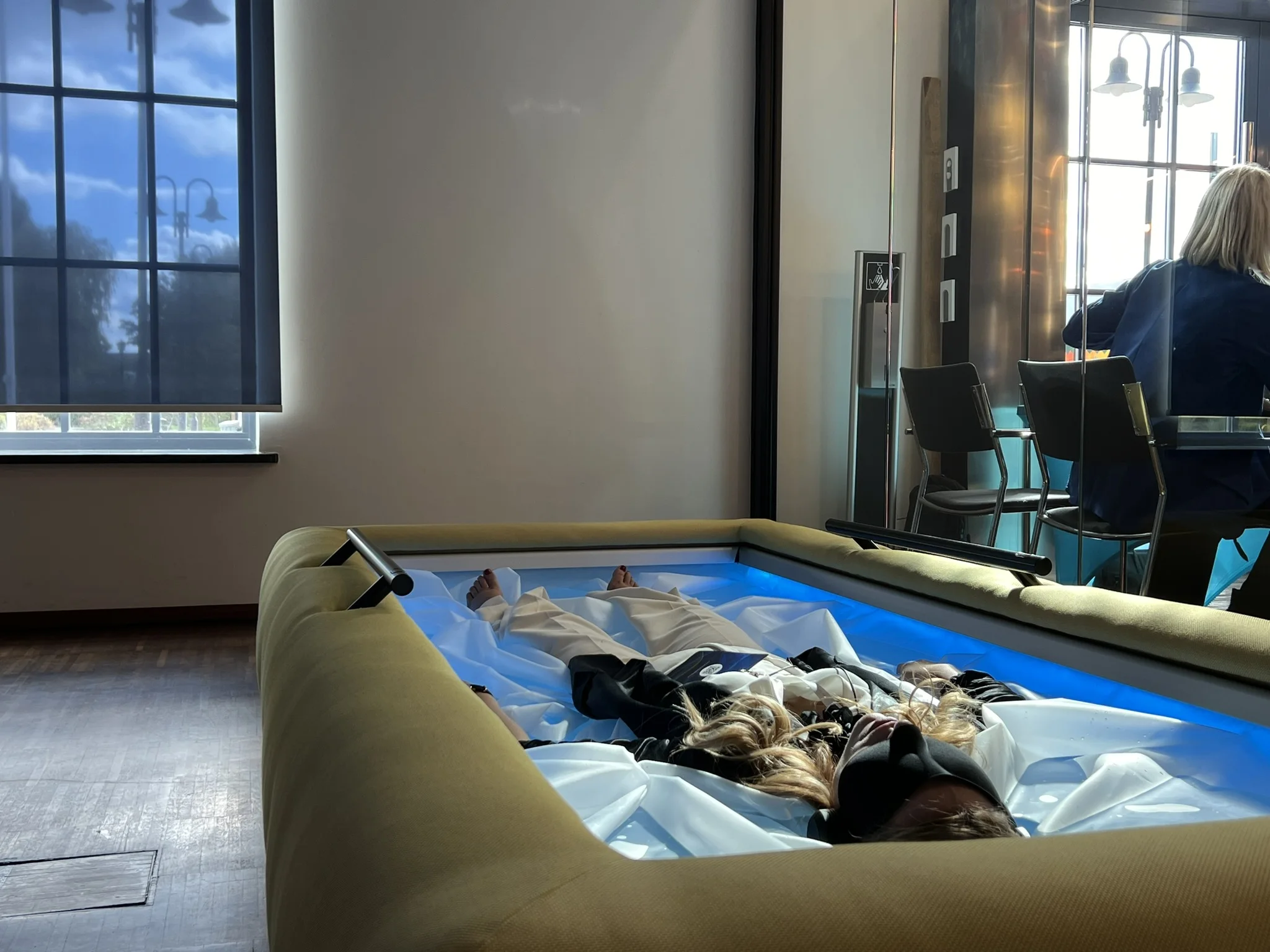 Driifloat in einem betrieblichen Wellnessbereich