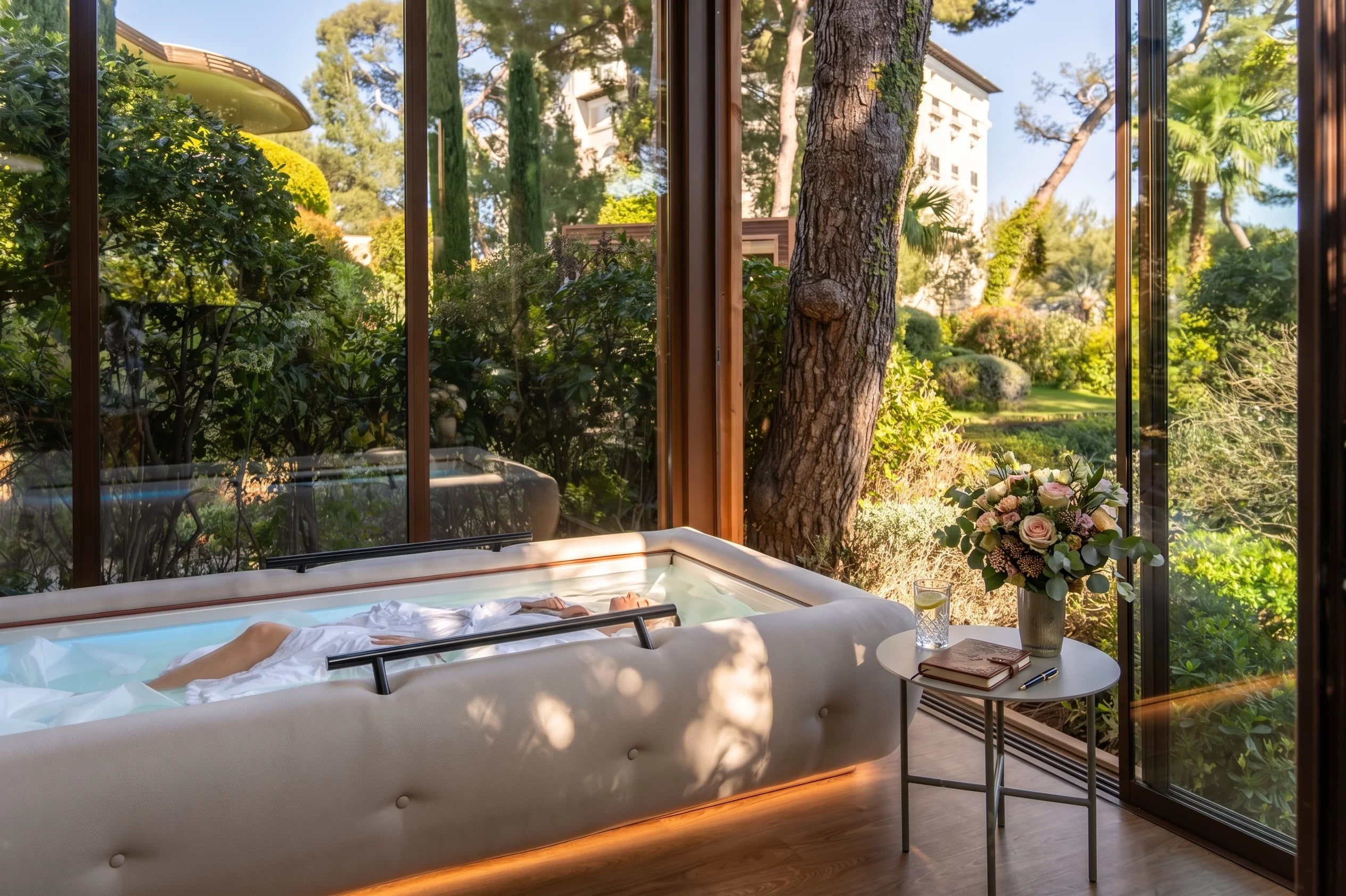 Driifloat i et hotelspa